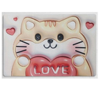 Коврик для дома влаговпитывающий «Доляна», 40×60 см, Love