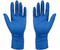 Перчатки латексные одноразовые Flexy Gloves A.D.M, размер S, 25 пар (50 шт.), синие