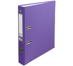 Папка-регистратор Deli «Эко» с односторонним ПВХ-покрытием, корешок 50 мм, фиолетовый