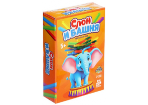 Игра настольная на равновесие «Слон и башня», от 1 игрока, 5+