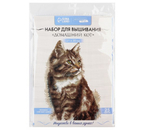 Набор для вышивания крестиком «Домашний кот», 21×30 см Набор для вышивания крестиком «Домашний кот», 21×30 см