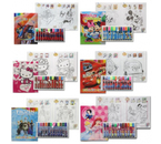 Фломастеры с раскраской (в пластиковой упаковке), 12 цветов, толщина линии 1-2 мм, вентилируемый колпачок, ассорти Фломастеры с раскраской (в пластиковой упаковке), 12 цветов, толщина линии 1-2 мм, вентилируемый колпачок, ассорти