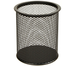 Стакан для канцелярских принадлежностей «Стамм», 100×90 мм, черный