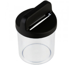 Диспенсер для скрепок магнитный «Стамм», 50×70 мм, прозрачный с черной крышкой