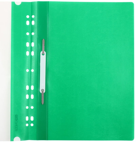 Папка-скоросшиватель пластиковая А4 Economix, толщина пластика 0,16 мм, зеленая