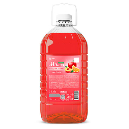 Мыло жидкое Grass Milana, 5000 мл, Fresh Fruits Мыло жидкое Grass Milana, 5000 мл, Fresh Fruits