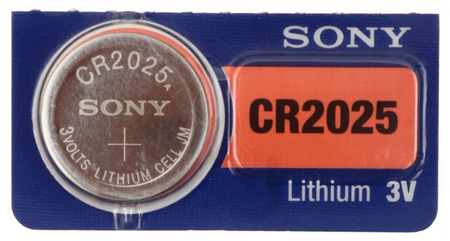 Батарейка литиевая Sony Lithium, CR2025, 3V