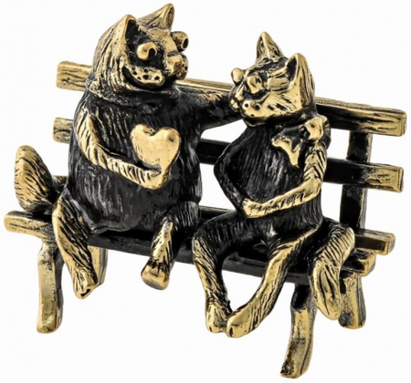 Сувенир «СувенирАрт», «Коты. Пара с сердцем» Сувенир «СувенирАрт», «Коты. Пара с сердцем»