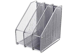 Лоток вертикальный Forpus, 310×290×240 мм, металлический, сетка, серый