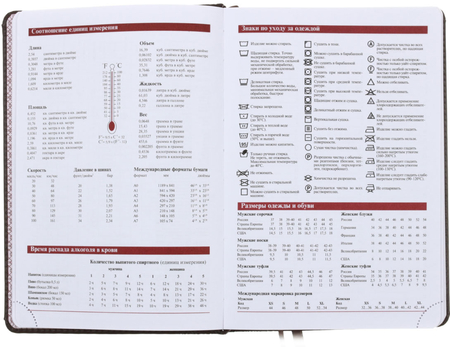Ежедневник датированный на 2020 год Advance Premium, 140*210 мм, 176 л., коричневый