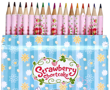 Карандаши цветные Strawberry Shortcake, 18 цветов, длина 175 мм, ассорти 