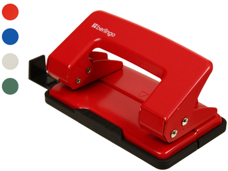 Дырокол Berlingo, 105*60 мм, 10 л., ассорти