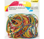 Резинки для банкнот Silwerhof, 200 г, диаметр 60 мм, ассорти