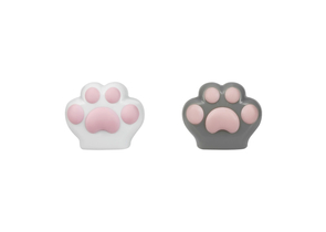 Точилка пластиковая Meshu Little Paw, 1 отверстие, с контейнером, ассорти