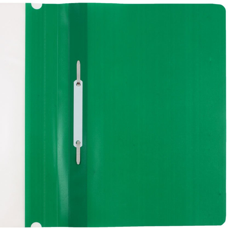 Папка-скоросшиватель пластиковая А4 Economix, толщина пластика 0,16 мм, зеленая