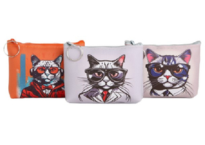 Кошелек детский Sima-Land 13-01-13 / 13-01-01, 10×1×8,5 см, «Коты 2», ассорти