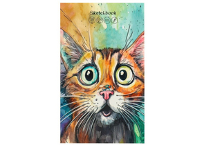 Скетчбук-гармошка для маркеров «Кошачье удивление», 138×216 мм, 16 л. Скетчбук-гармошка для маркеров «Кошачье удивление», 138×216 мм, 16 л.