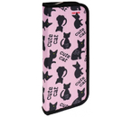 Пенал для кистей Prof-Press, 100×270 мм, «Кошки на розовом»