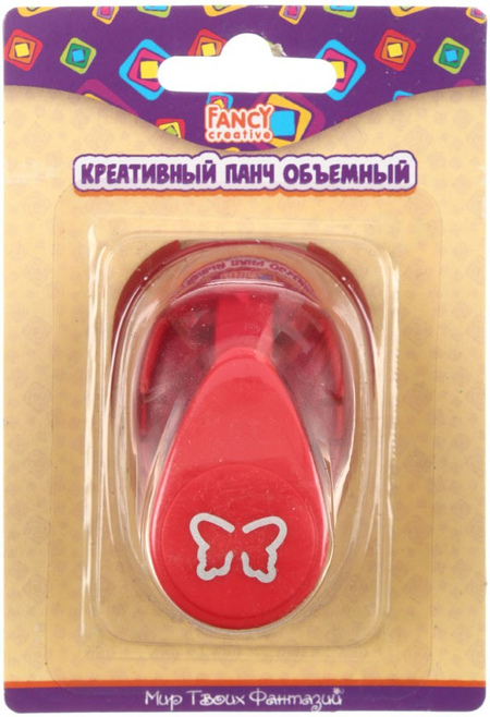 Дырокол фигурный Fancy Creative , d=16 мм, «Бабочка» (цена за 1 шт.) Дырокол фигурный Fancy Creative , d=16 мм, «Бабочка» (цена за 1 шт.)