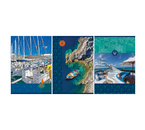 Тетрадь общая А4, 48 л. на скобе BG «Путешествие», 205×295 мм, клетка, ассорти