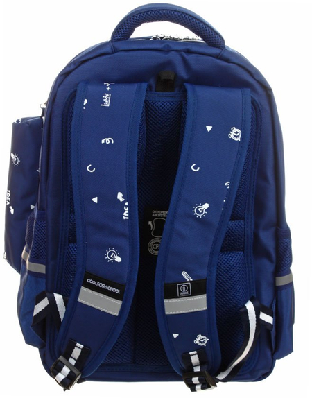 Рюкзак школьный Tender, 410*300*150 мм, синий