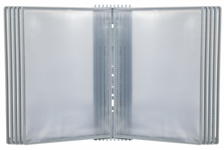 Демосистема настенная Staff Profit, корпус - белый, панели - серые