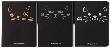 Скетчбук-блокнот креативный, 105*140 мм, 32 л., черные листы, I Like Pussy Like You, ассорти Скетчбук-блокнот креативный, 105*140 мм, 32 л., черные листы, I Like Pussy Like You, ассорти