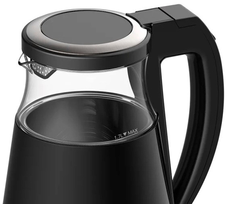 Электрочайник Deerma DEM-SH90W, стекло и черный пластик Электрочайник Deerma DEM-SH90W, стекло и черный пластик