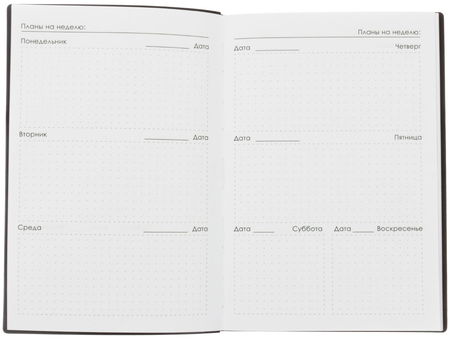 Еженедельник недатированный (планер тематический) Project Journal, 145*210 мм, 100 л., «№ 1»