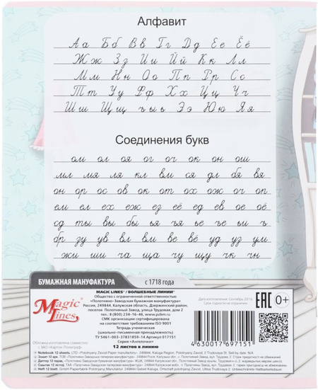 Тетрадь школьная А5, 12 л. на скобе «Ангелочки», 165*203 мм, линия, ассорти