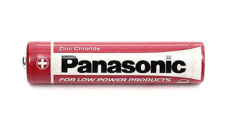 Батарейка солевая Panasonic Zinc Carbon, AAA, R03 Батарейка солевая Panasonic Zinc Carbon, AAA, R03