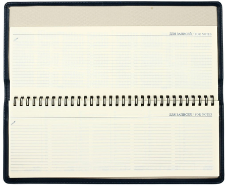 Планинг недатированный со скрытым гребнем «Канц-Эксмо», 298*120 мм, 56 л., линия, синий