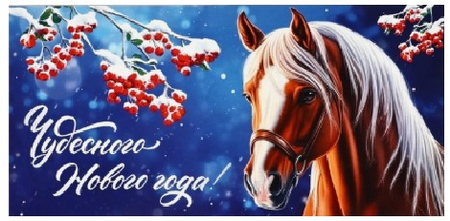 Открытка-конверт поздравительная для денег Sima-Land, «Чудесного года. Лошадь», 16,5*8 см Открытка-конверт поздравительная для денег Sima-Land, «Чудесного года. Лошадь», 16,5*8 см