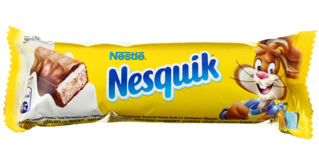 Батончик шоколадный Nesquik, 43 г, с какао-нугой