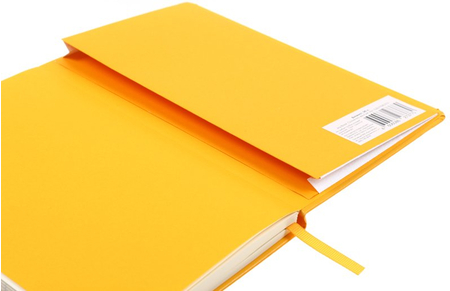 Блокнот Joy Book, 135*213 мм, 96 л., линия, «Солнечно-желтый»