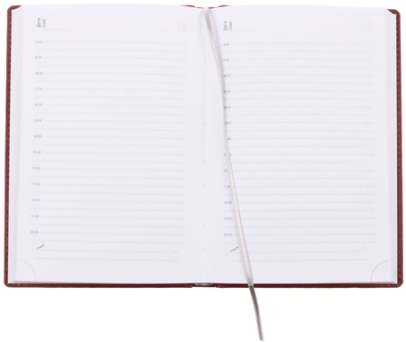Ежедневник недатированный «Бизнес», 150*215 мм, 176 л., бордовый
