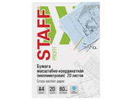 Бумага масштабно-координатная «миллиметровка» Staff Profit