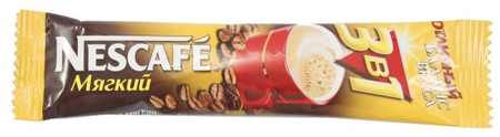 Кофе растворимый Nescafe 3в1, 16 г, «Мягкий», в стике