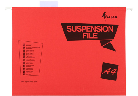 Папка подвесная для картотек Forpus, 234*310 мм, 350 мм, красная Папка подвесная для картотек Forpus, 234*310 мм, 350 мм, красная