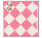Салфетки сервировочные Sima-Land, 33×33 см, 20 шт., «Розовые ромбики» Салфетки сервировочные Sima-Land, 33×33 см, 20 шт., «Розовые ромбики»