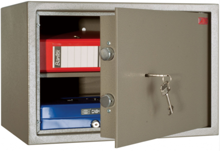Офисный сейф Aiko серии TM с ключевым замком, TM-30: 1 полка, 39 л
