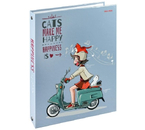 Обложка для тетради на кольцах А5 «В стиле аниме», 175×220 мм, без внутреннего блока