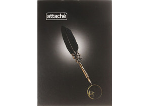 Блокнот на скобе Attache (А6), 100×140 мм, 32 л., клетка, ассорти