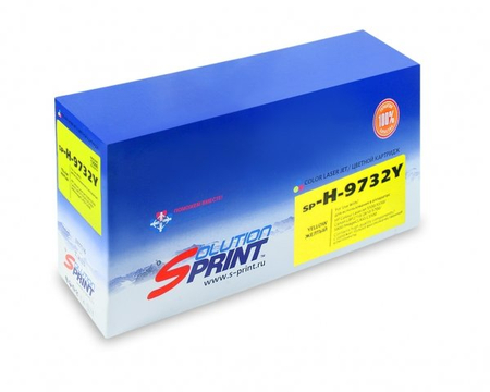 Тонер-картридж Solution Print SP-H-9732Y, Yellow, ресурс 12000 страниц