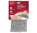 Насадка для швабры Home Queen, 40×12 см, серая