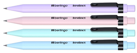 Карандаш автоматический Berlingo Instinct, толщина грифеля 0,5 мм, корпус ассорти