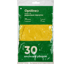 Перчатки латексные хозяйственные Optiline, размер M, желтые