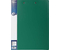 Папка пластиковая с боковым зажимом и верхним прижимом Forpus, толщина пластика 0,5 мм, зеленая