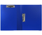Папка пластиковая с боковым зажимом и верхним прижимом Forpus, толщина пластика 0,5 мм, синяя