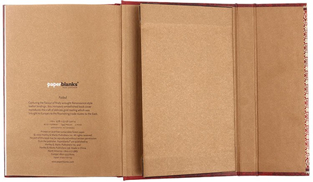 Книжка записная Paperblanks Old Leather, 130*180 мм, 72 л., линия, «Фольгированное тиснение»